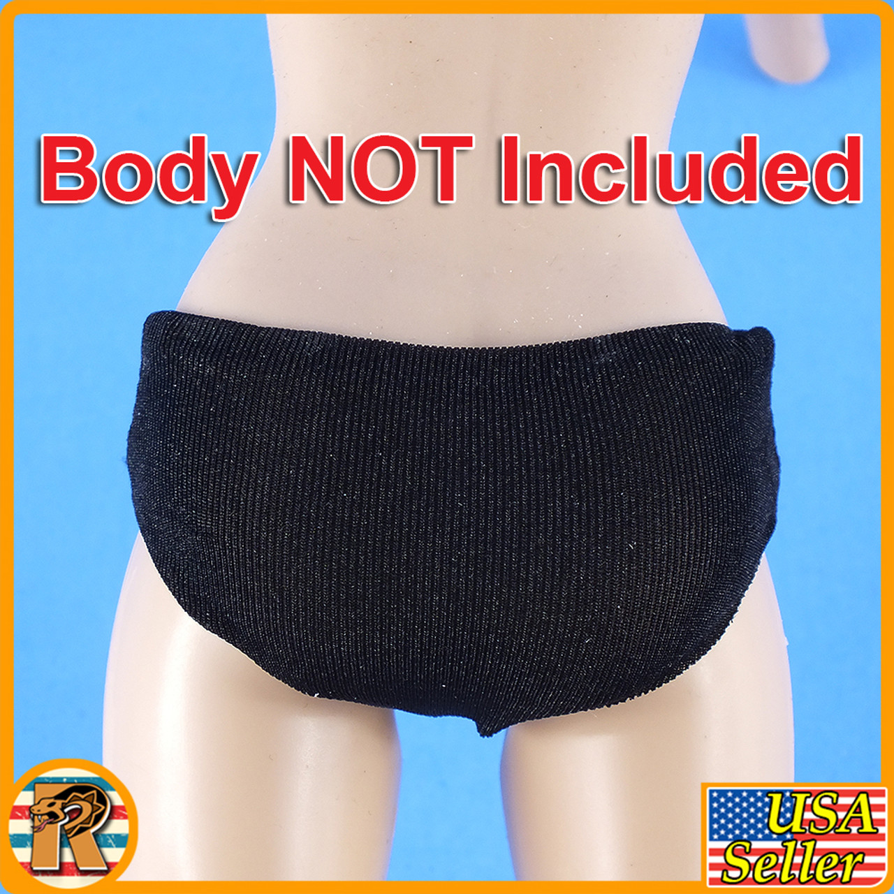 Kim Korean Garrison - Black Underwear Panties - 1/6 Scale -