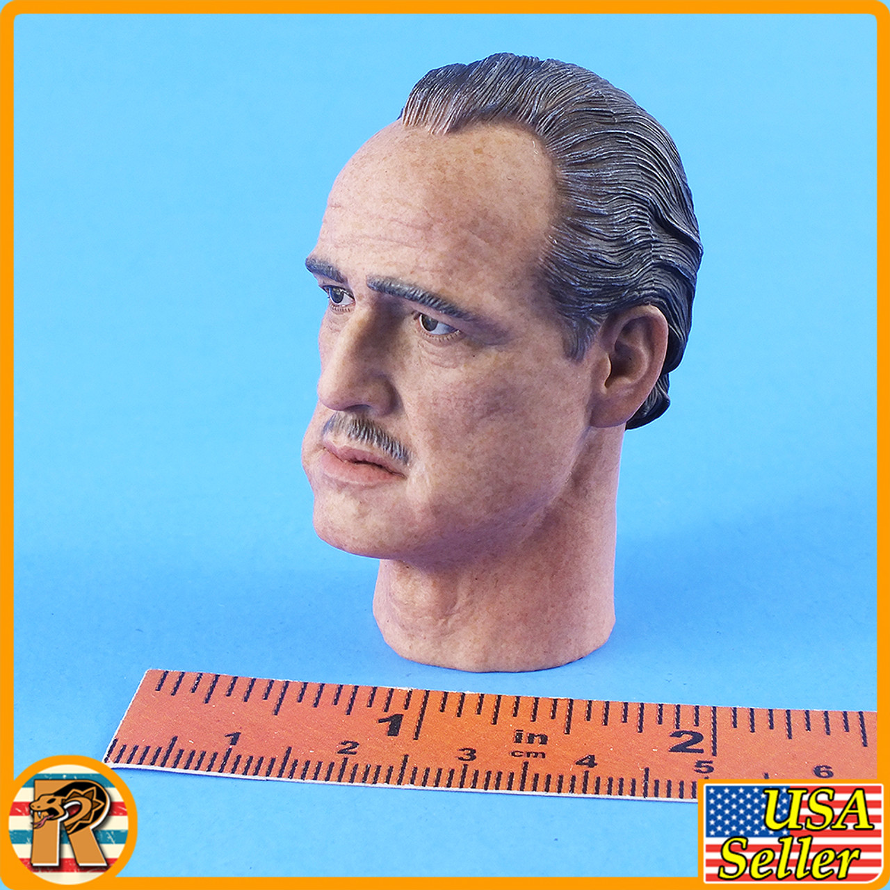 Godfather Vito Corleone - Serious Headsculpt #1 - 1/6 Scale -