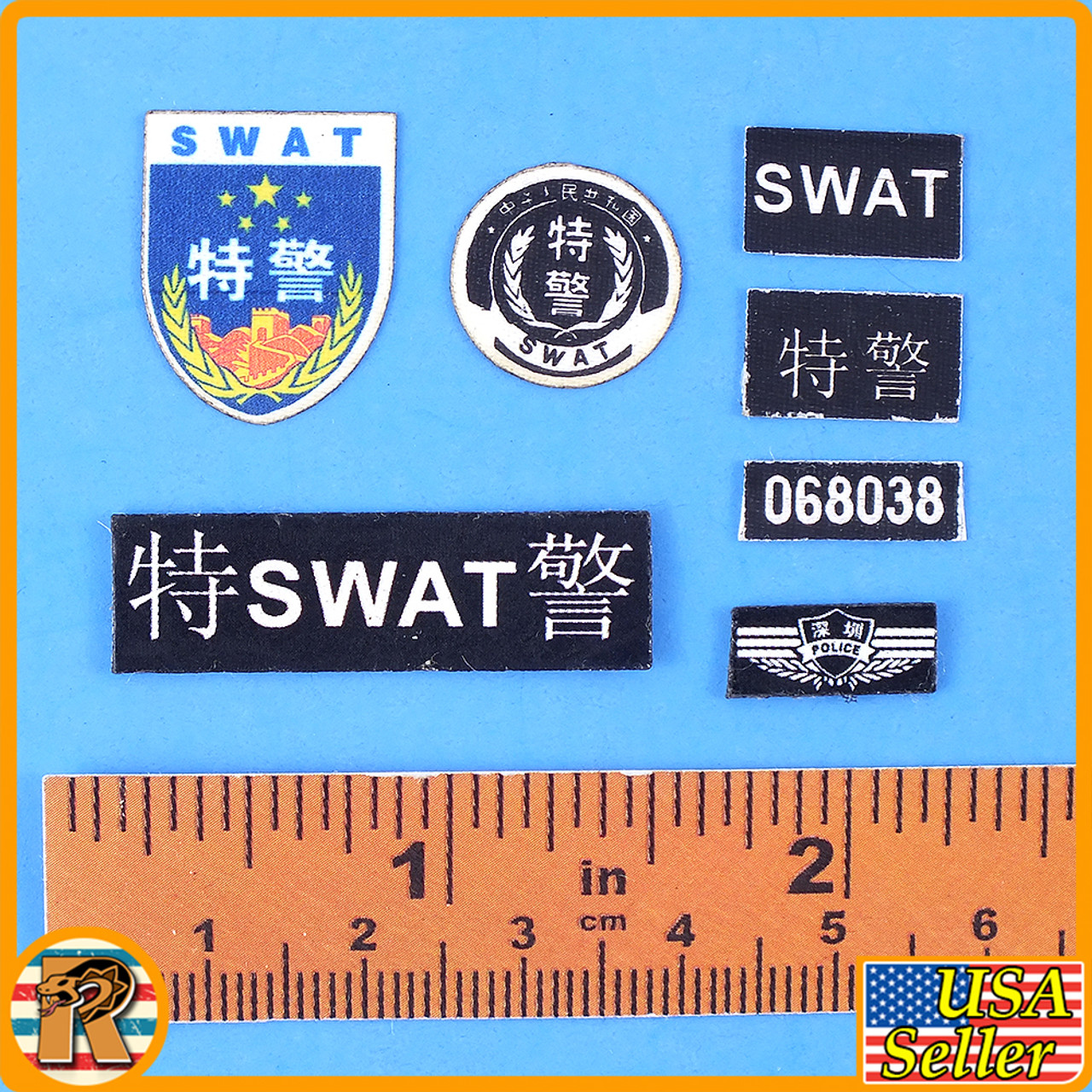 MT China SWAT - Patches - 1/6 Scale -