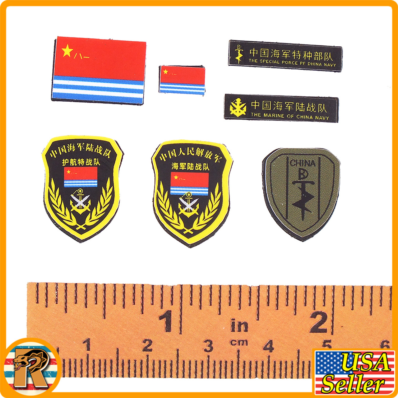Marine China Navy - Patches - 1/6 Scale -