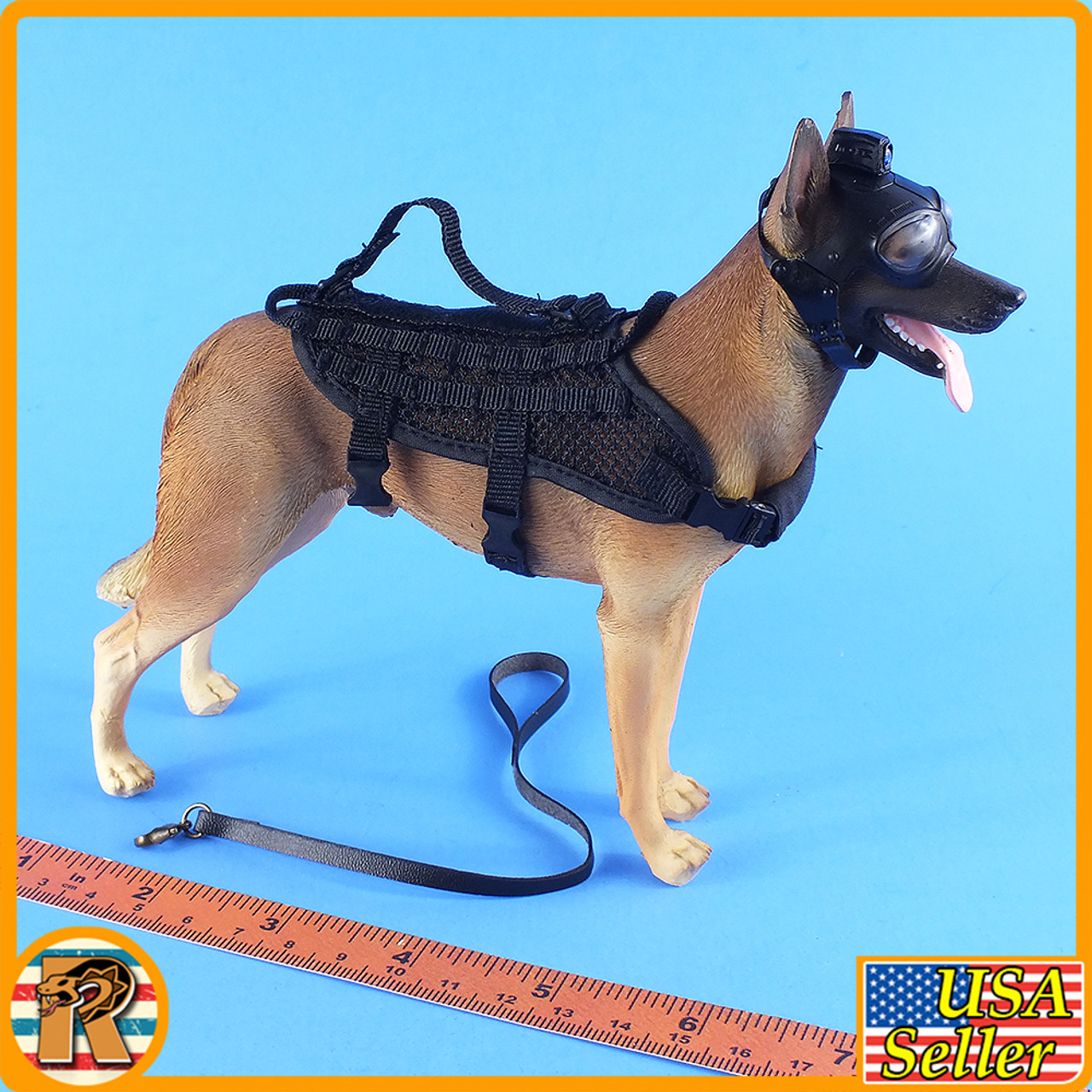 SEAL Team Special Forces - German Shepherd Dog w/ Gear - 1/6 Scale -