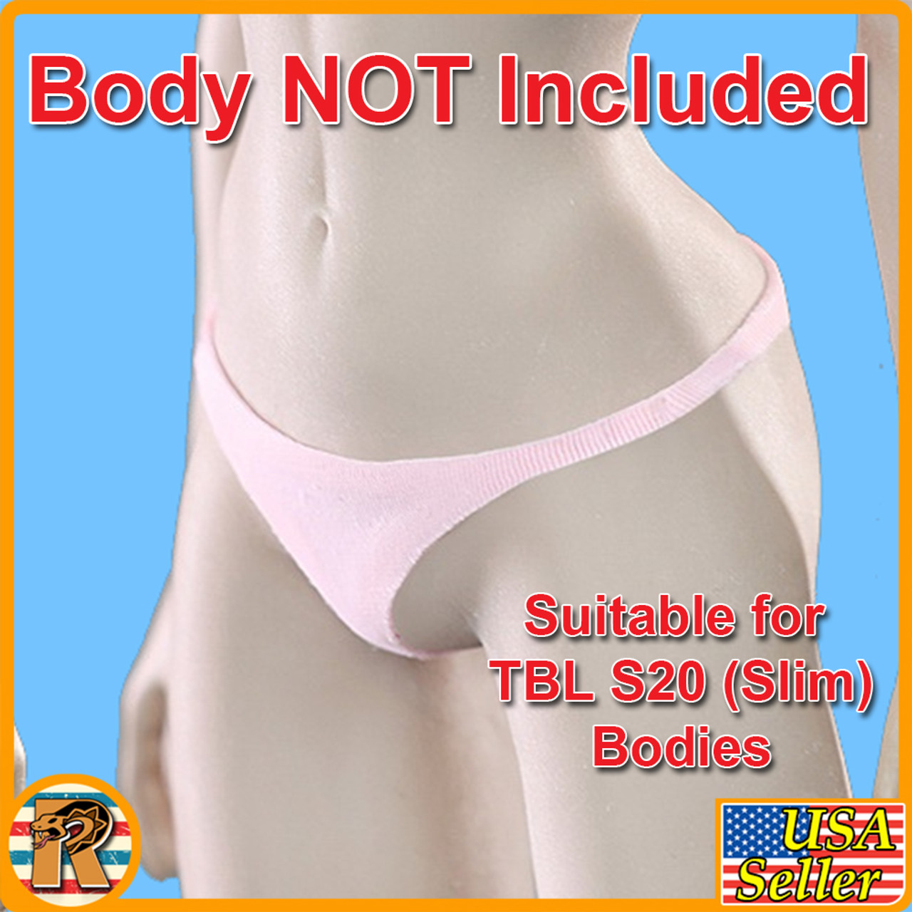 FG085 - Pink Thong Underwear Panties #6 - 1/6 Scale -