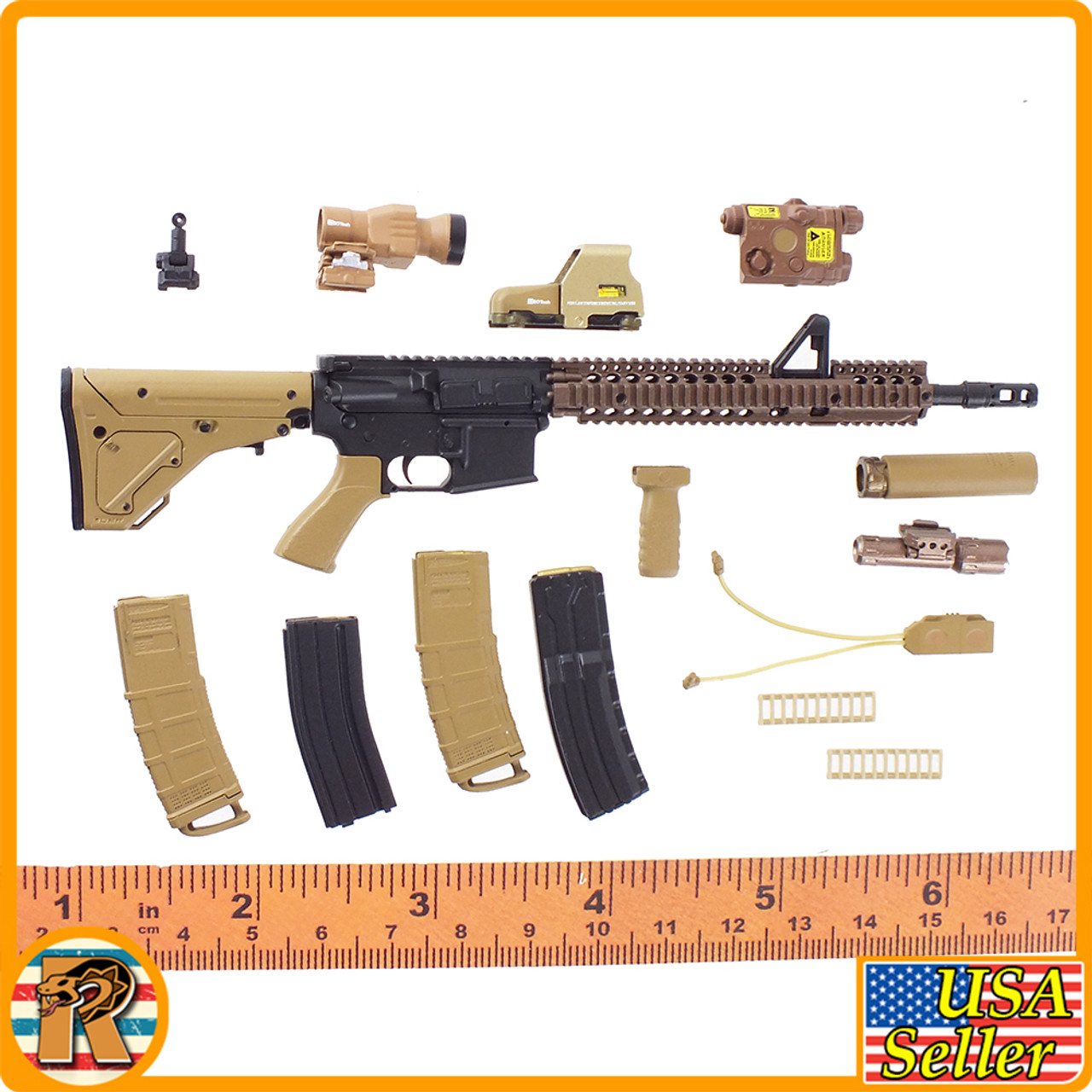 Special Forces Weapons D - Colt Assault Rifle Set C #3 - 1/6 Scale -