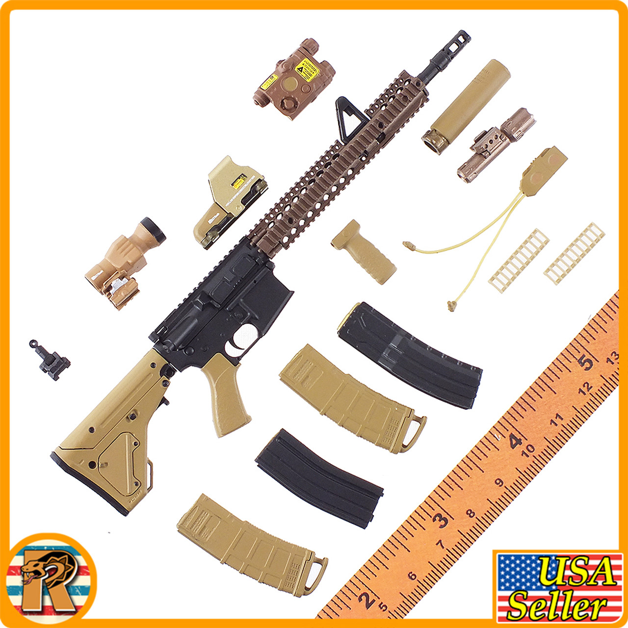 Special Forces Weapons D - Colt Assault Rifle Set C #3 - 1/6 Scale -