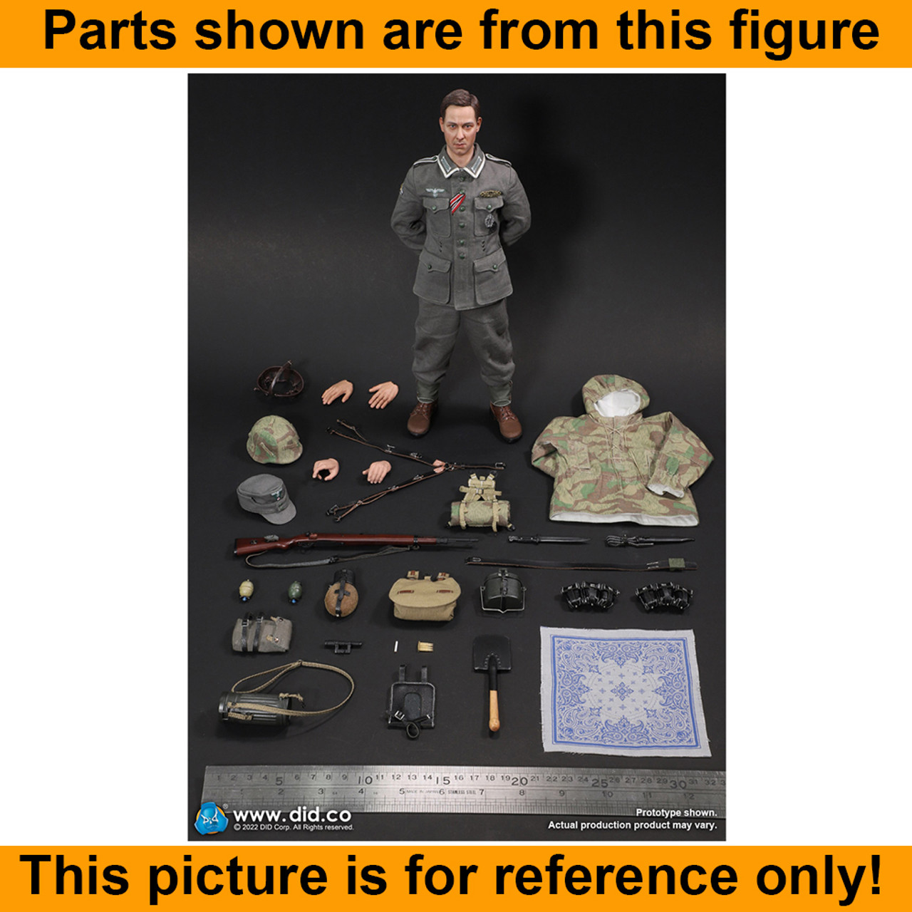 Freid WH Infantry - Nude Figure - 1/6 Scale -