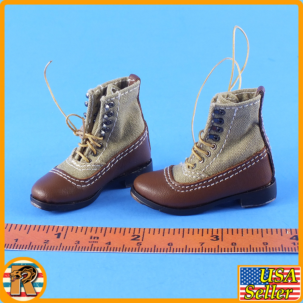 Bialas MG34 Gunner - Boots (for Feet) - 1/6 Scale Part - DID