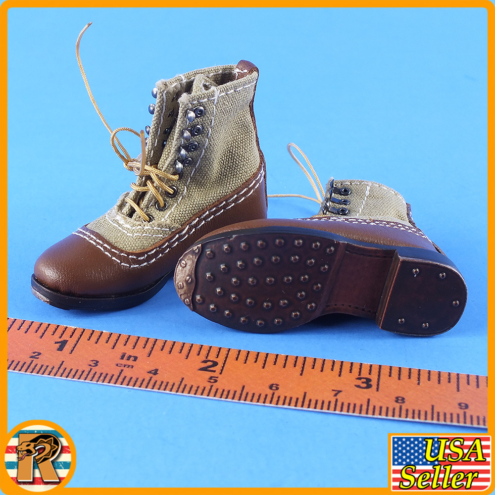 Bialas MG34 Gunner - Boots (for Feet) - 1/6 Scale Part - DID