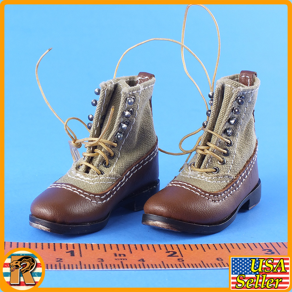 Bialas MG34 Gunner - Boots (for Feet) - 1/6 Scale Part - DID