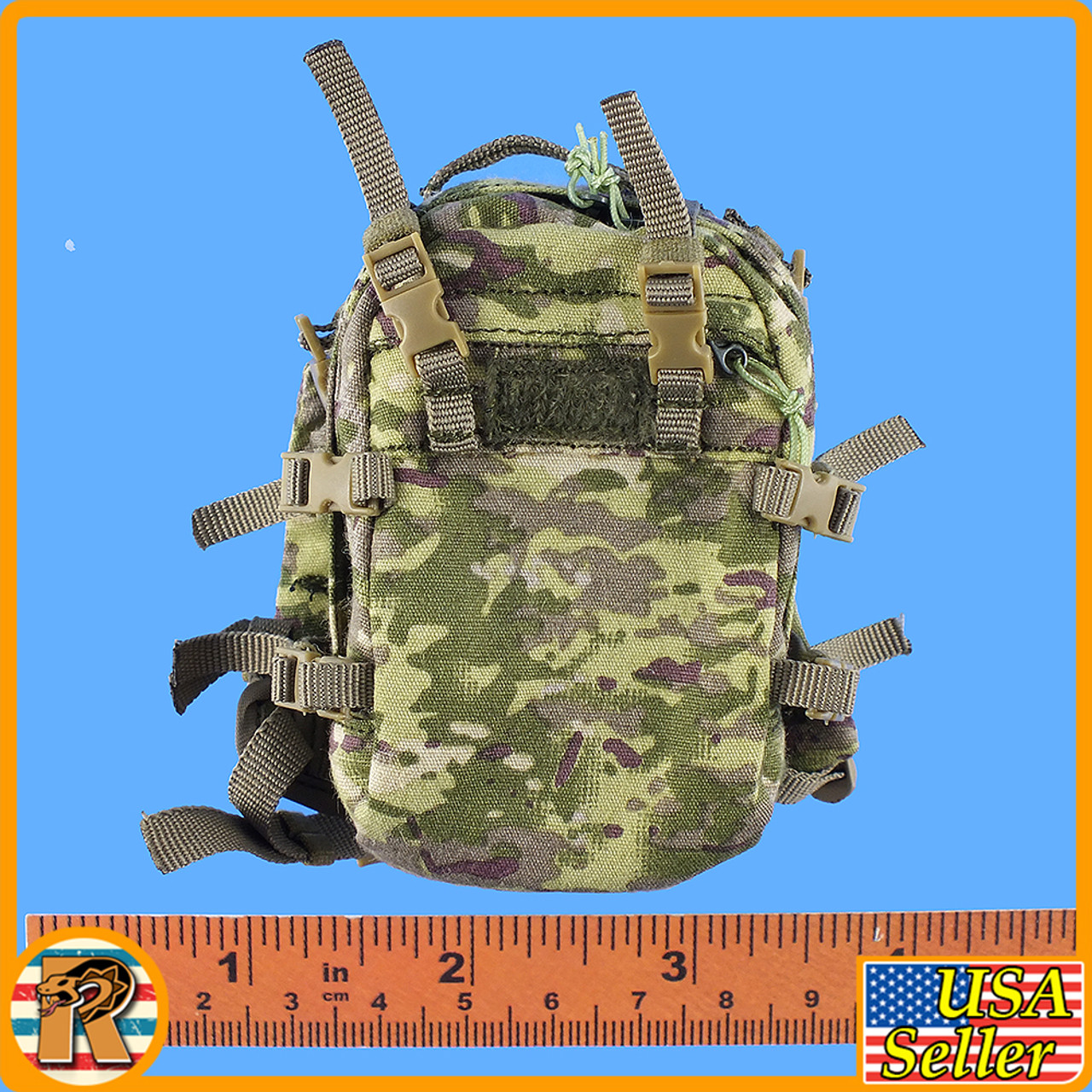 Laila Dark Night Sniper - Camo Backpack - 1/6 Scale -
