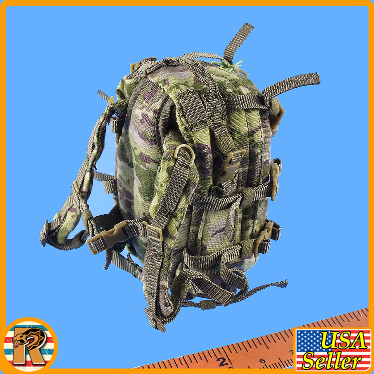 Laila Dark Night Sniper - Camo Backpack - 1/6 Scale -