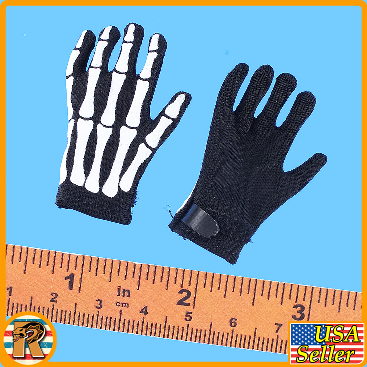 Modern Battlefield II Ghost - Skeleton Gloves - 1/6 Scale -