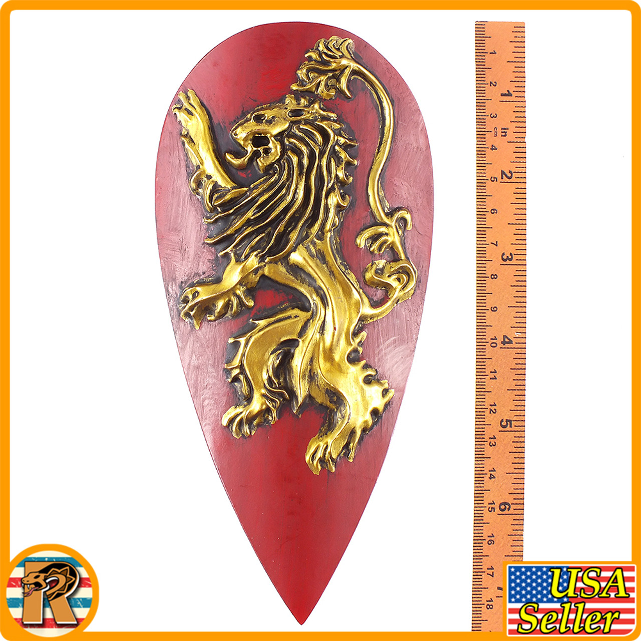 Lannister Sergeant - Metal Shield - 1/6 Scale -