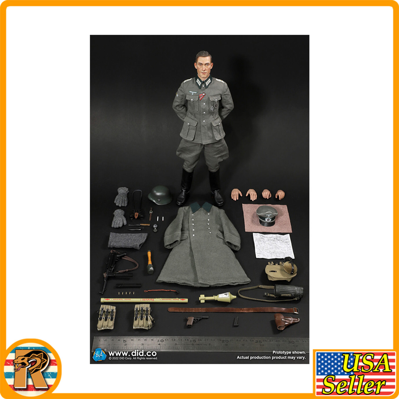 Winter WH Infantry - Walter Pistol Set - 1/6 Scale -