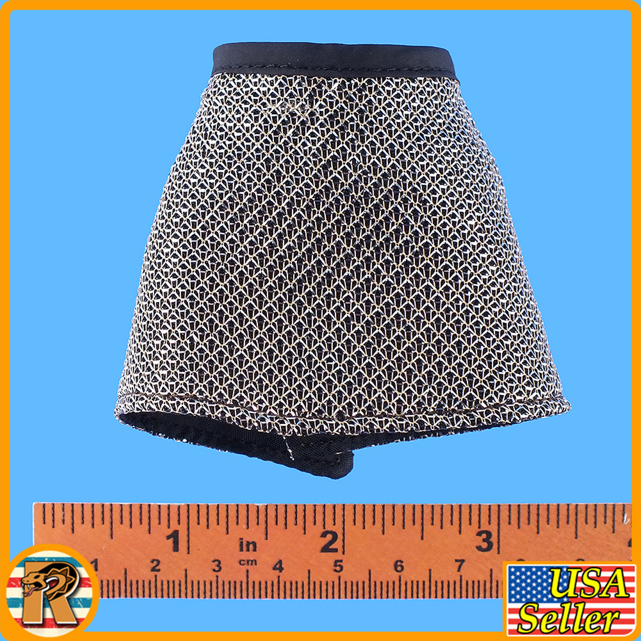 Saintess Knight (Silver) - Fabric Chainmail Skirt #1 - 1/6 Scale -