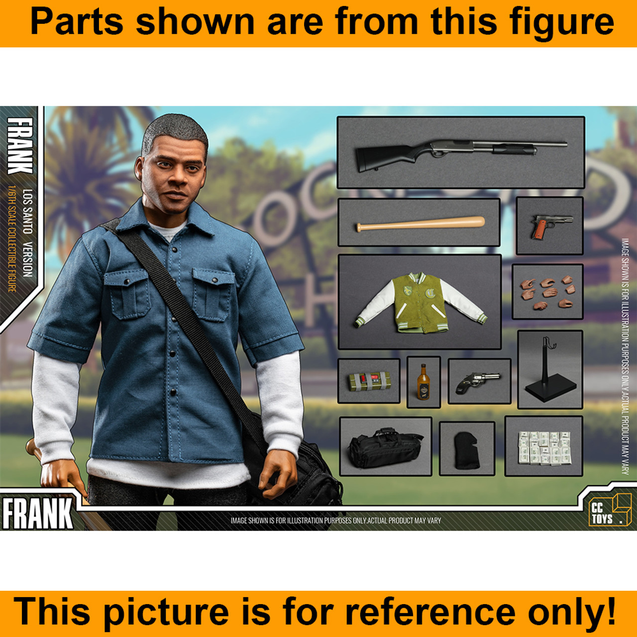 Frank GTA - Whiksey Bottle - 1/6 Scale -