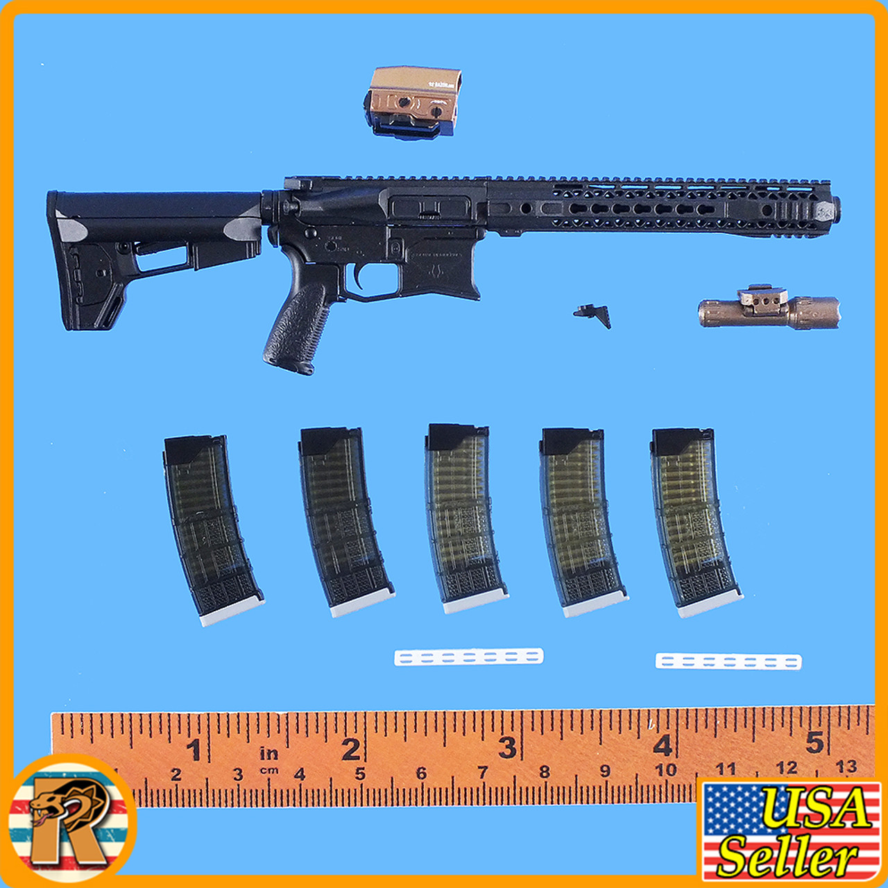 Snow Field Gear - AR15 Rifle Set #1 - 1/6 Scale -