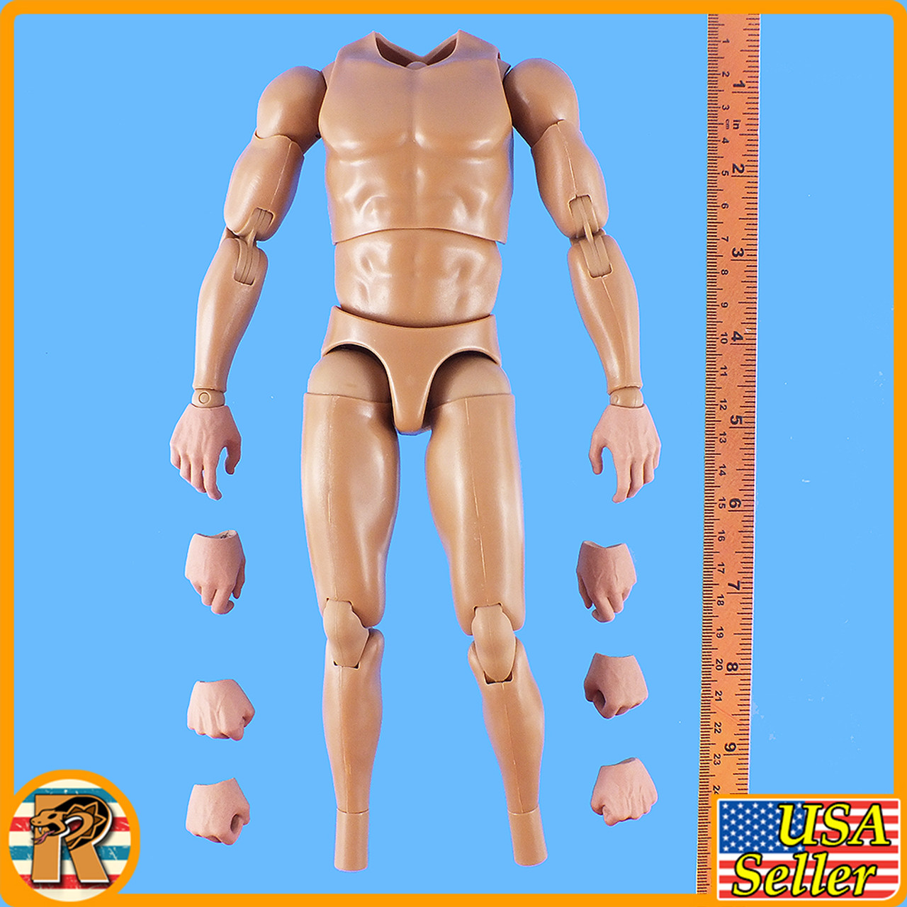 Mike GTA - Nude Body w/ Hands - 1/6 Scale -