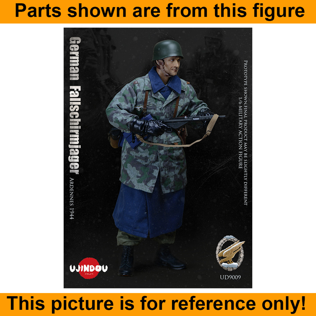 FJ Ardennes 1944 - Officer Hat - 1/6 Scale -