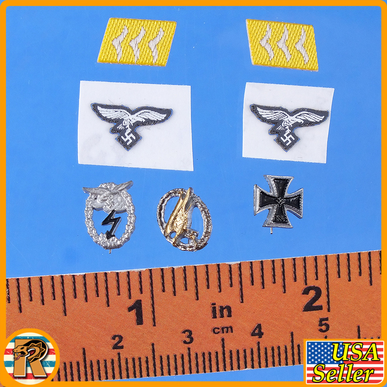 FJ Ardennes 1944 - Medals & Patches Set - 1/6 Scale -