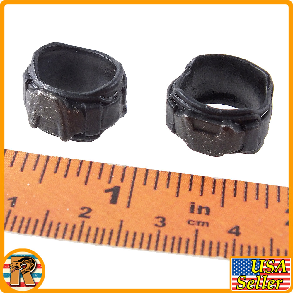 Roadblock GI JOE - Wrist Gauntlets - 1/6 Scale -