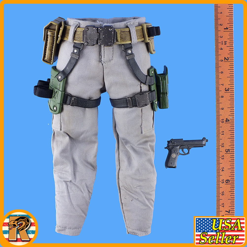 Roadblock GI JOE - Pants w/ Belt & Pistol *READ* - 1/6 Scale -