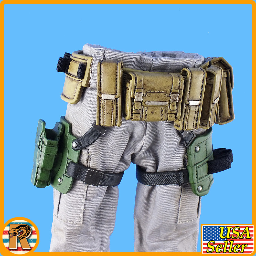 Roadblock GI JOE - Pants w/ Belt & Pistol *READ* - 1/6 Scale -