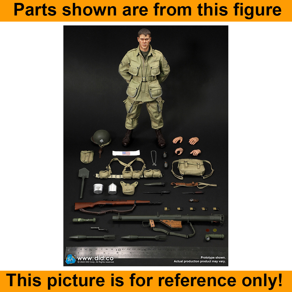 Ryan 101st Airborne - Leather Jump Boots - 1/6 Scale Part - DID