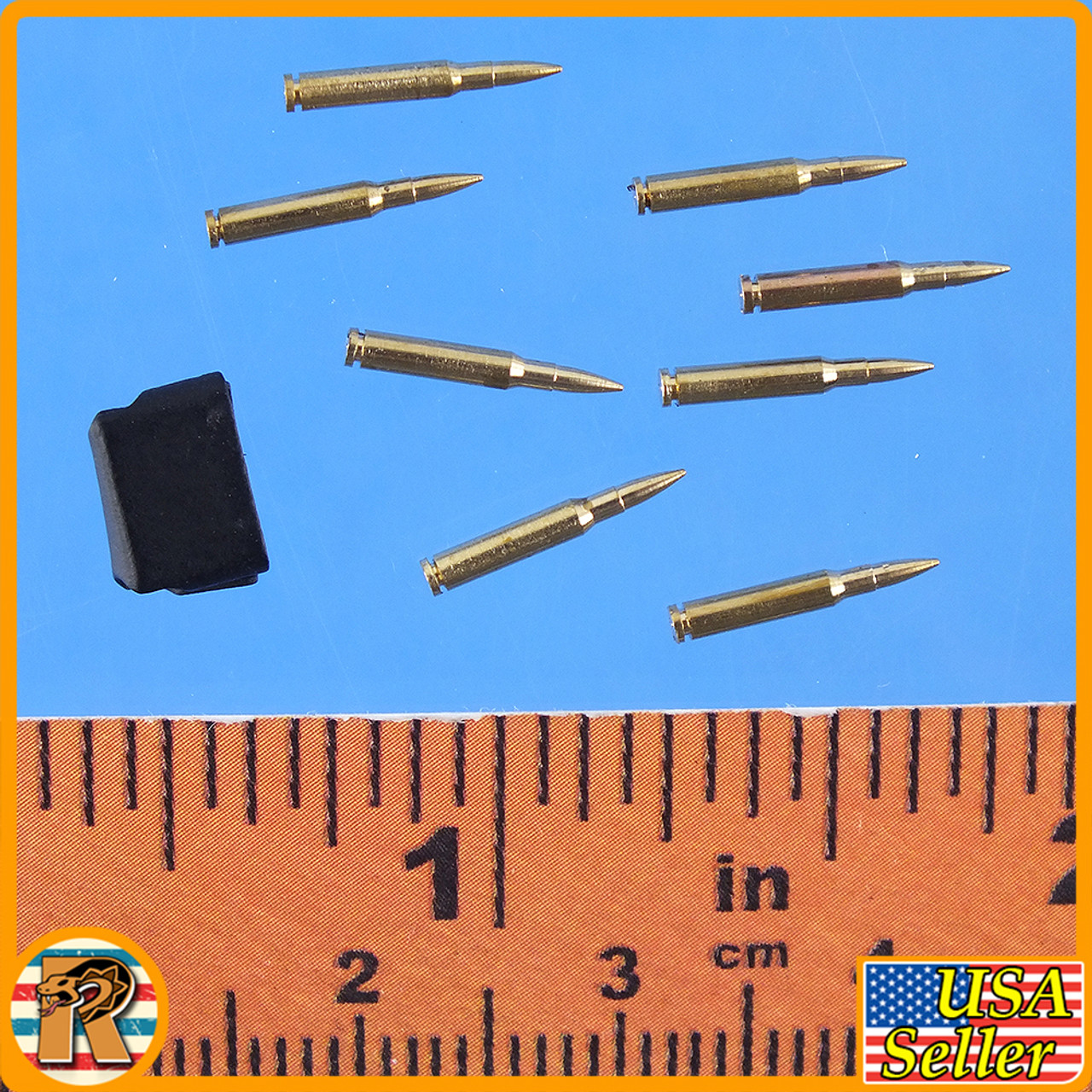Ryan 101st Airborne - Bullets x8 & Clip (Metal) - 1/6 Scale -