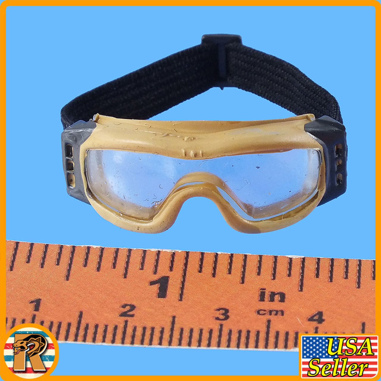 Navy Flight Deck Crew - Tan Goggles #1 - 1/6 Scale -