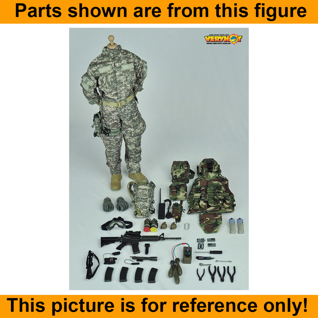 Army EOD - Radio & Pouch - 1/6 Scale -