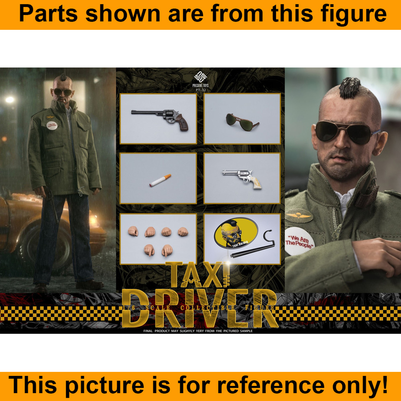 Taxi Driver - Silver Revolver #2 - 1/6 Scale -