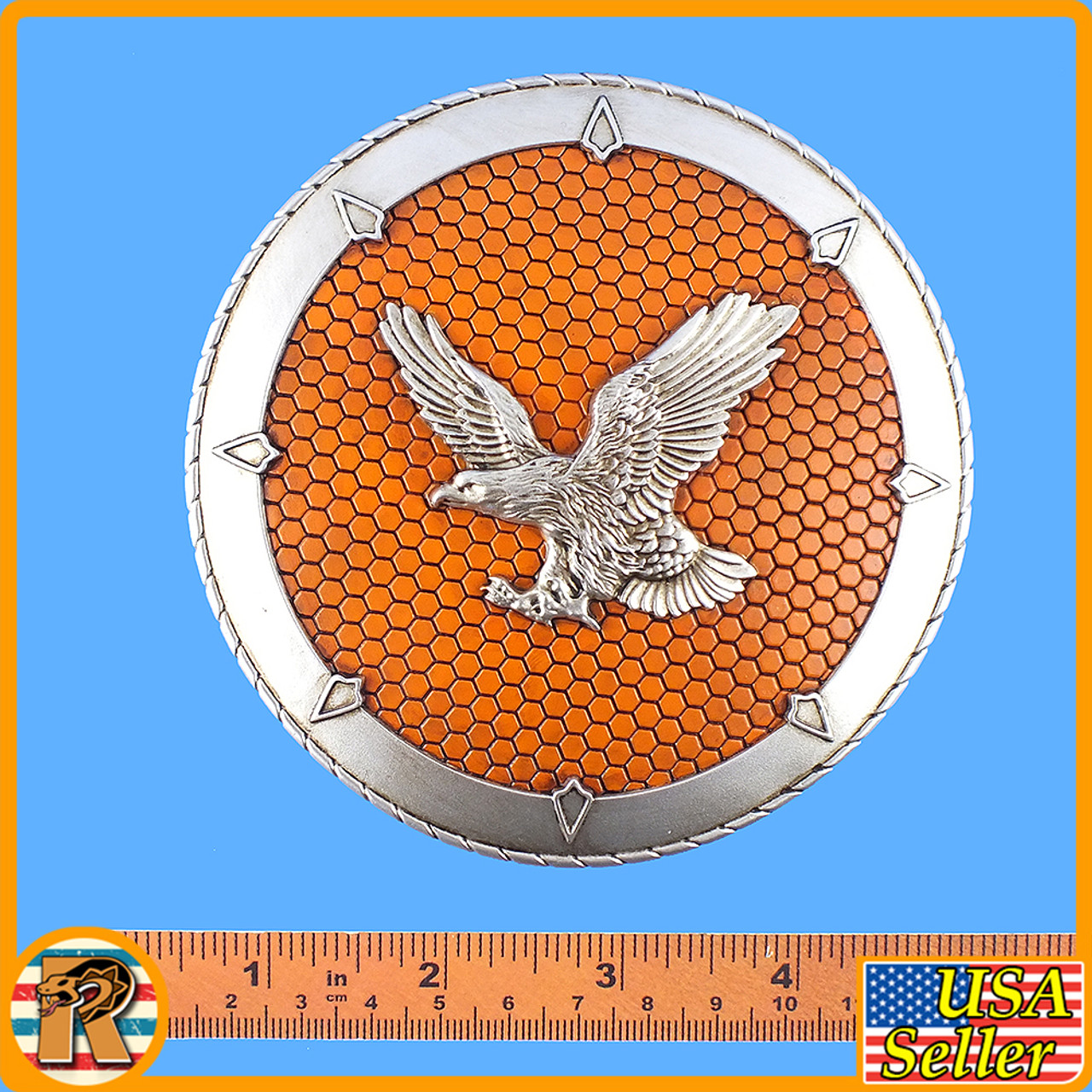 Pompeii Warrior Orange - Battle Shield - 1/6 Scale -