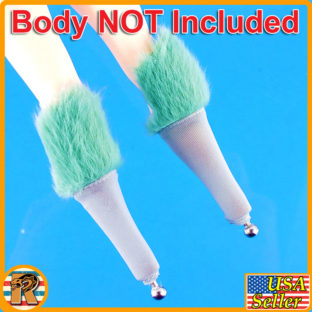 Pompeii Warior Blue - Furry Socks - 1/6 Scale -