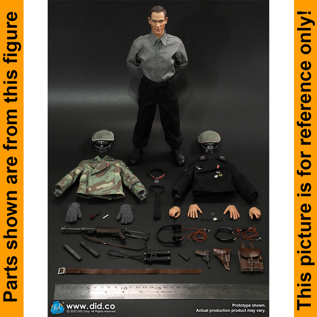 Jager Panzer Commander - Metal MP4 Mag & Bullets - 1/6 Scale -