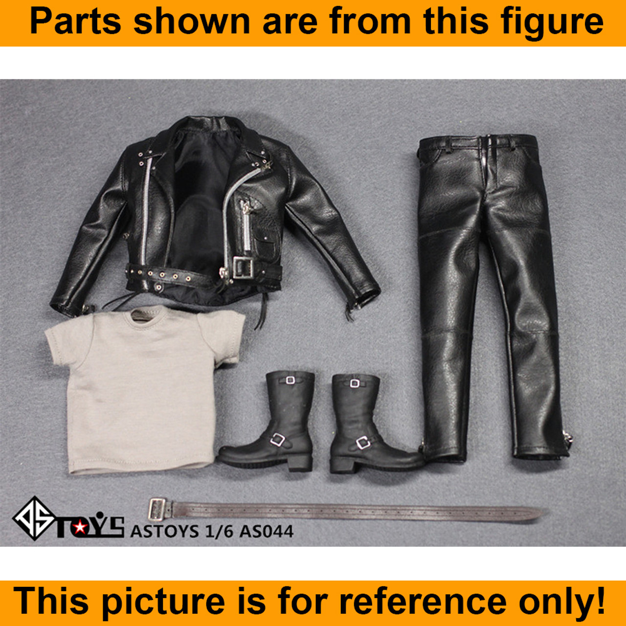 Biker Apparel - Boots (for Balls) - 1/6 Scale - Biker Apparel - Boots (for Balls) - 1/6 Scale -
