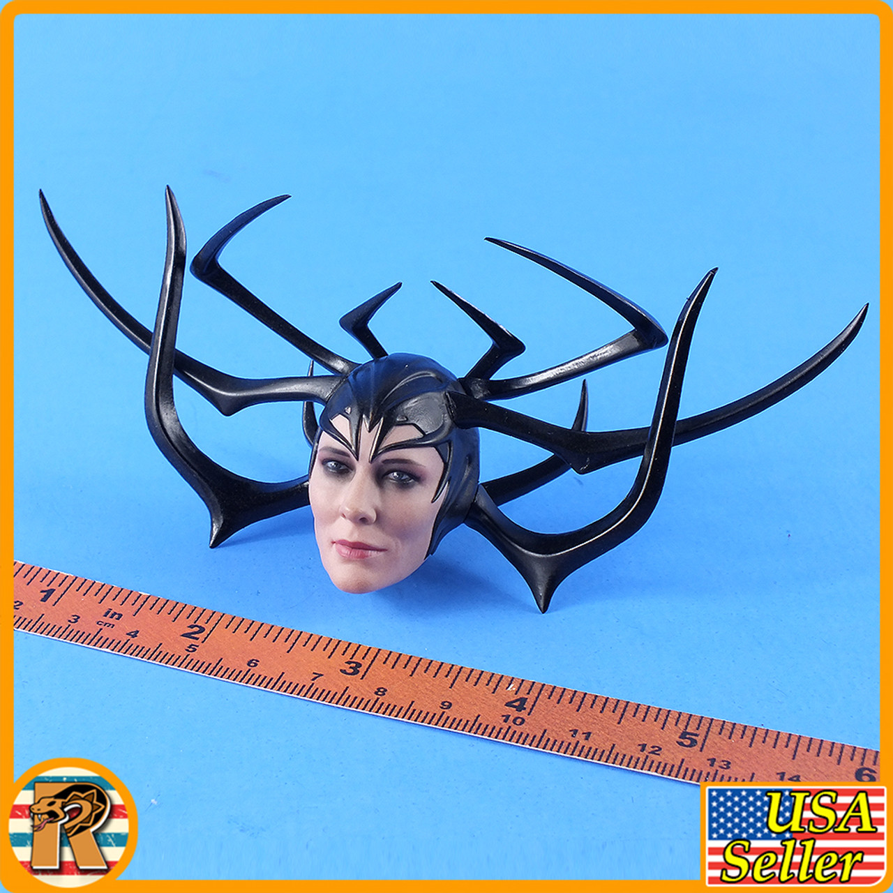 Hela Goddess of Death - Head Sculpt w/ Spines - 1/6 Scale -