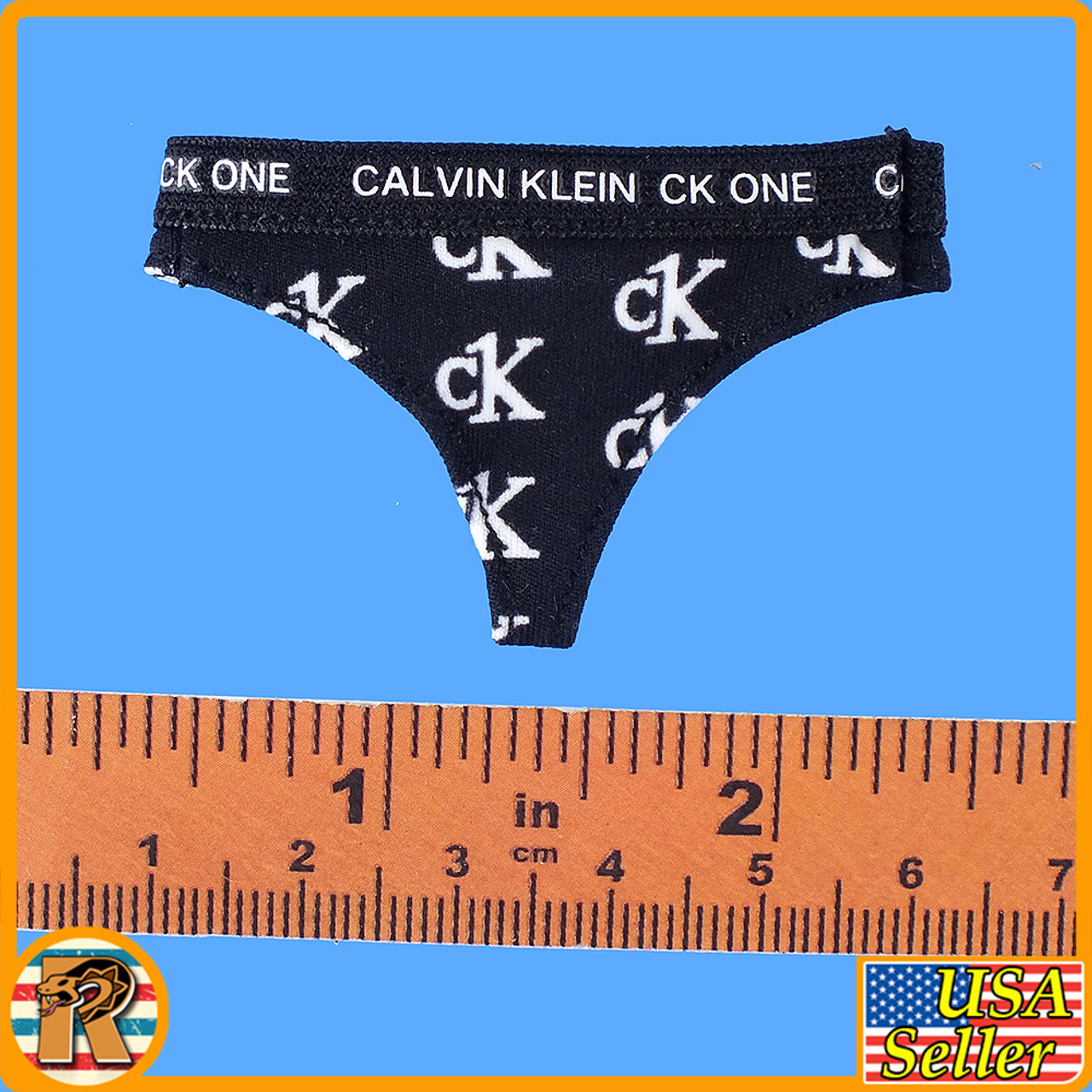 Female CK Underwear - Black Panties #2 - 1/6 Scale -