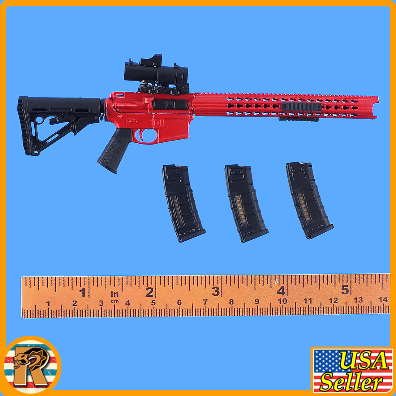 Ghost Girl - Red Rifle Set - 1/6 Scale -