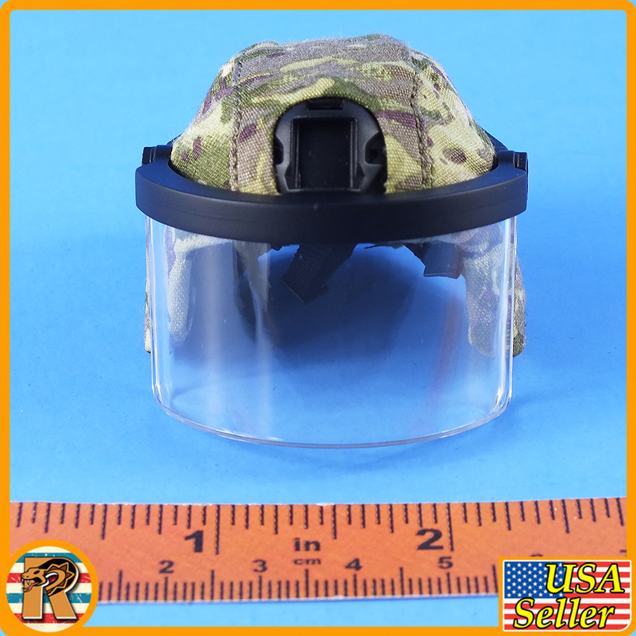 Special Operation SEK - Riot Helmet w/ Shield - 1/6 Scale -