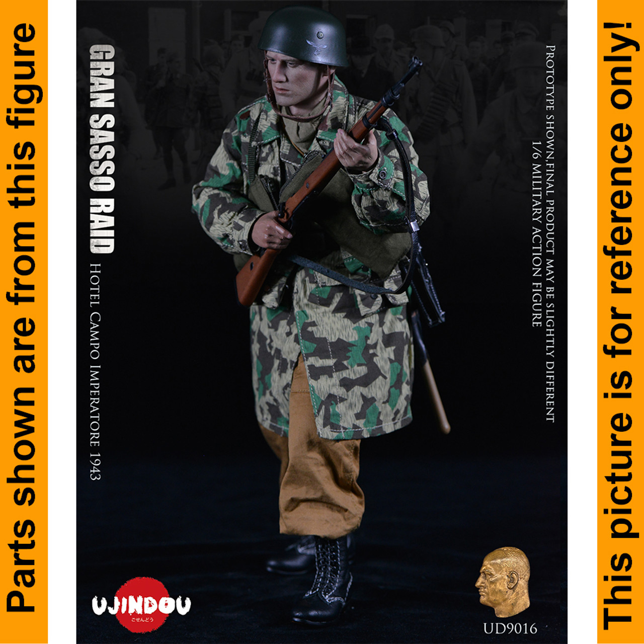 Gran Sasso Raid - Large Pouch Bandoleer #2 - 1/6 Scale -