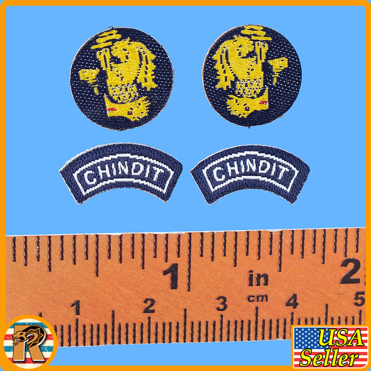 Chindit LRP 1944 - Patches Set - 1/6 Scale -