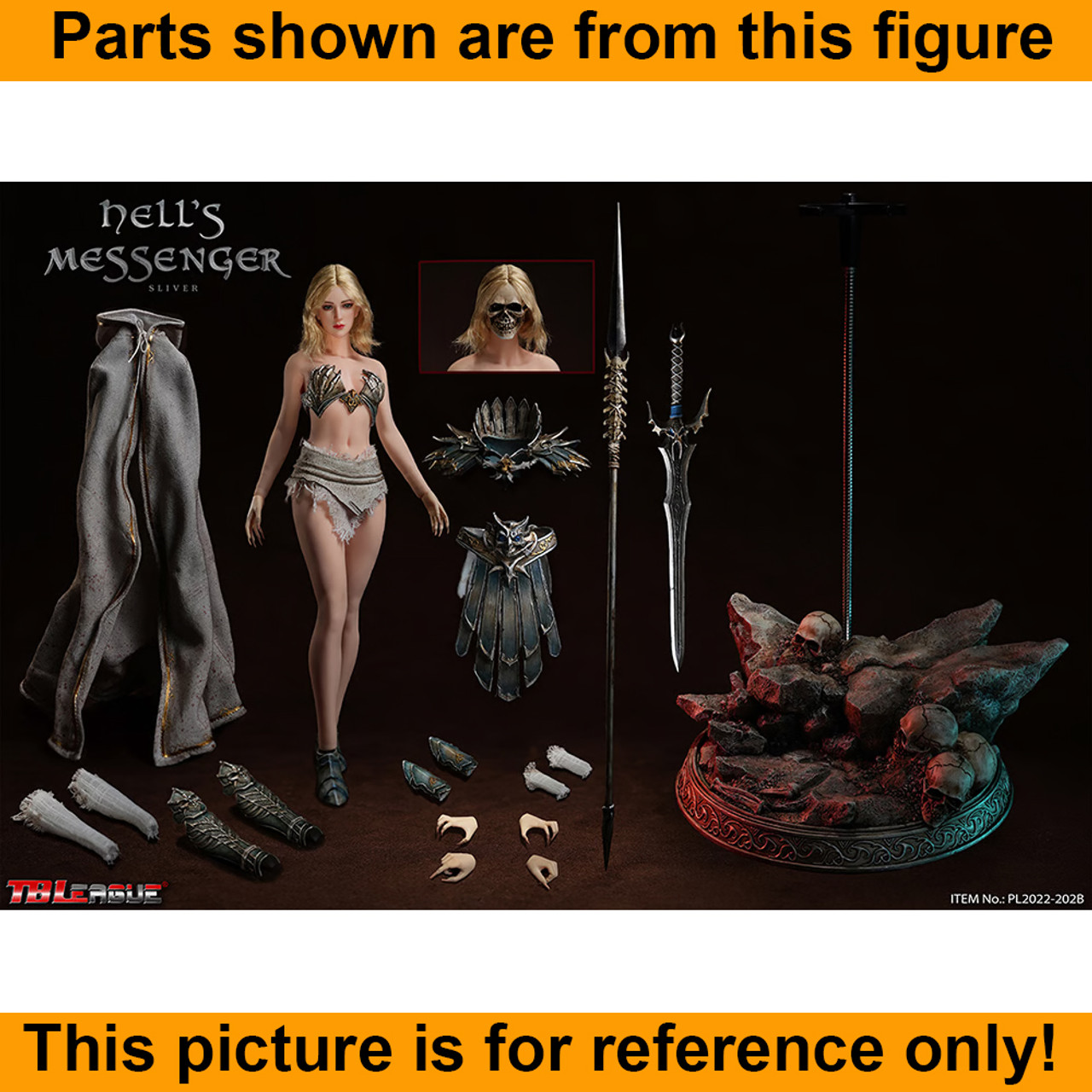 Hells Messenger Silver - Boots (for Balls) - 1/6 Scale -