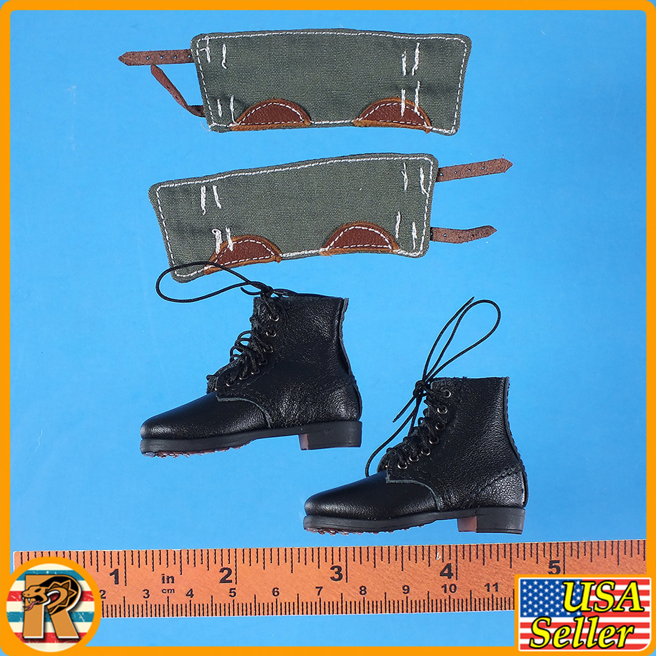 Wolfgang Wehrmacht Sniper - Boots & Leggings - 1/6 Scale -