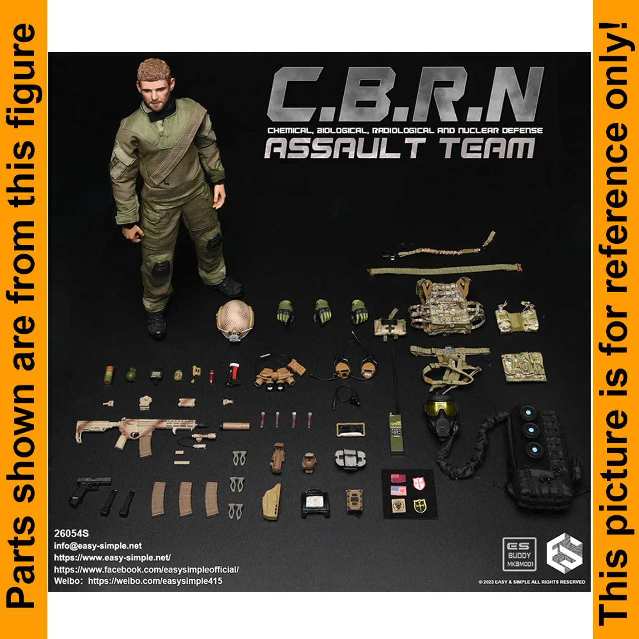 S CBRN Assault Team - GPS Tourniquet Sticks - 1/6 Scale -