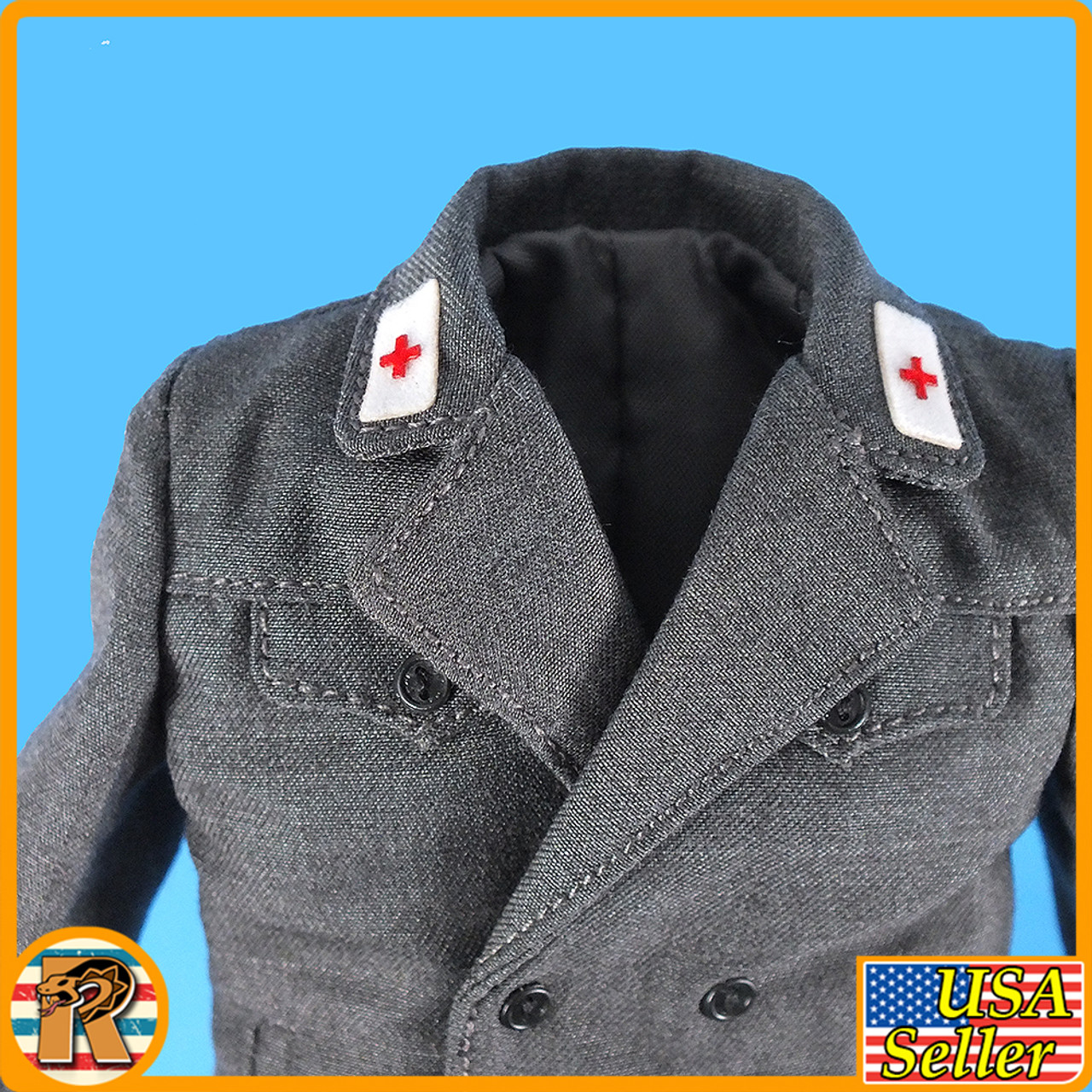 WWII German Nurse - Skirt & Shirt Uniform #5 - 1/6 Scale -