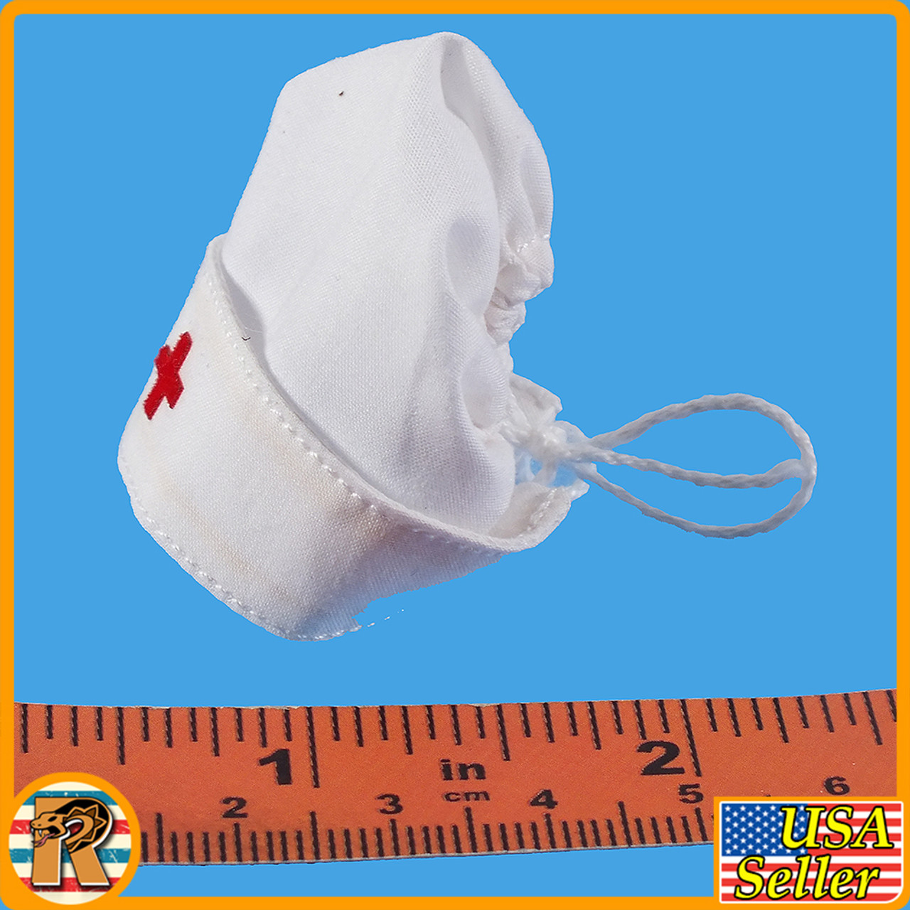 WWII German Nurse - Red Cross Hat #2 - 1/6 Scale -
