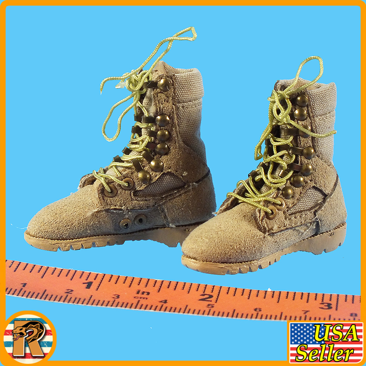 Megan USMC Dog Trainer - Boots (for Feet) Female - 1/6 Scale -