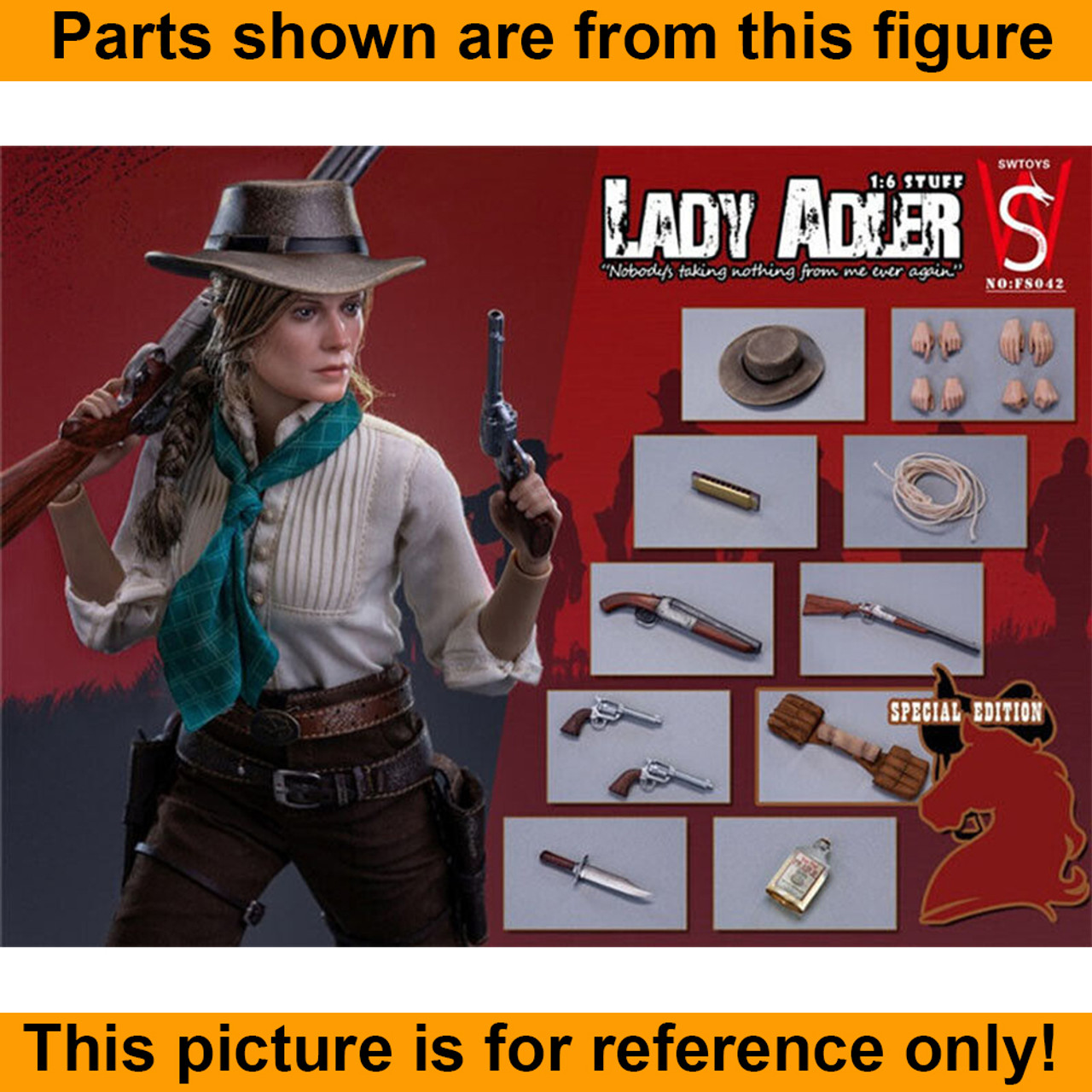 Lady Adler - Boots (for Balls) - 1/6 Scale -