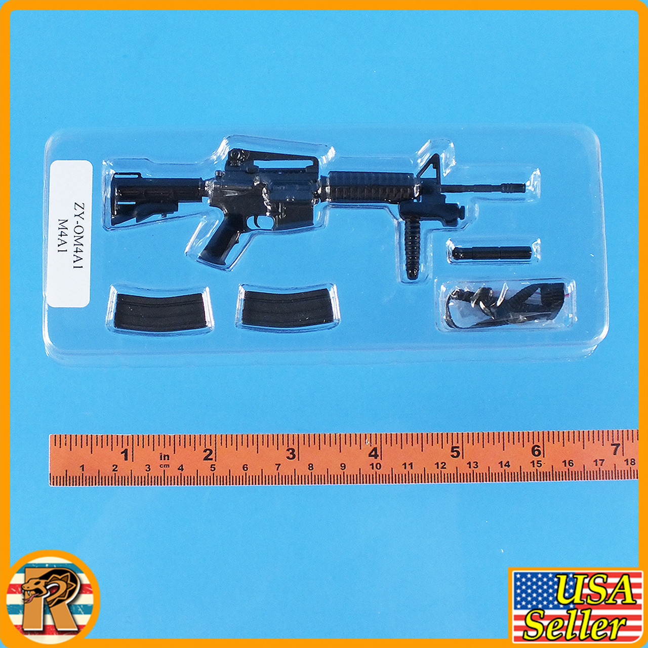 ZY Rifles - M4A1 w/ Mags & Sling Set #3 - 1/6 Scale -