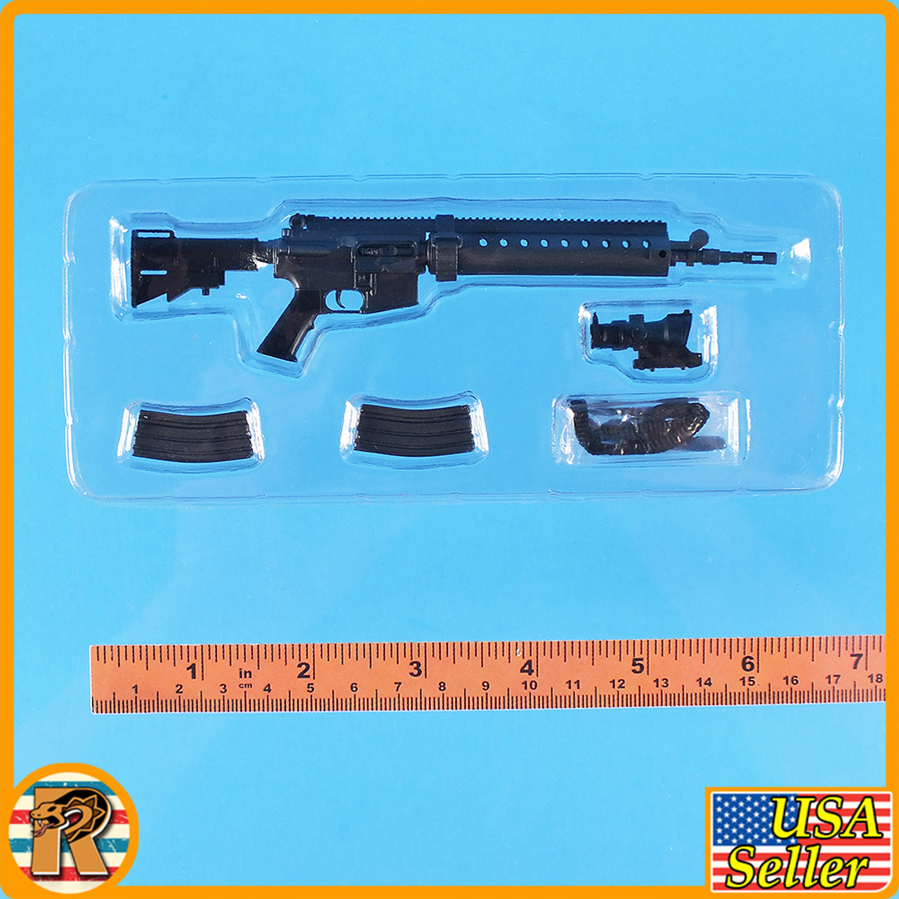 ZY Rifles - MK12 w/ Mags & Sling #5 - 1/6 Scale -